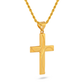 22K Gold  Stylish Cross Pendant